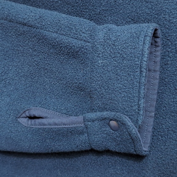 Vineyard Vines Fleece Snap Shacket Shirt Jacket Size XL in Navy Blue - Picture 4 of 10